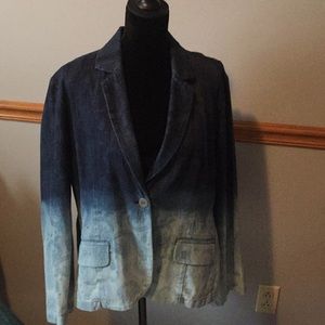 Chico’s Platinum Denim jacket